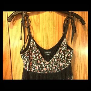 Floral Bebe floor length dress